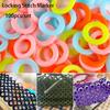 New Plastic Sewing Accessory Mark Circle Locking Stitch Markers Knitting Tool Crochet Ring
