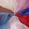 Shiny Tulle Fabric Soft Fluorescent Organza Fabrics Glitter Organza Fabric  Stage Wedding Decor