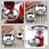 Stainless Steel Wide Mouth Canning Funnel Hopper Thick Salad Dressing Funnel Wide Mouth Can for Oil Wine Kitchen Cooking Tool