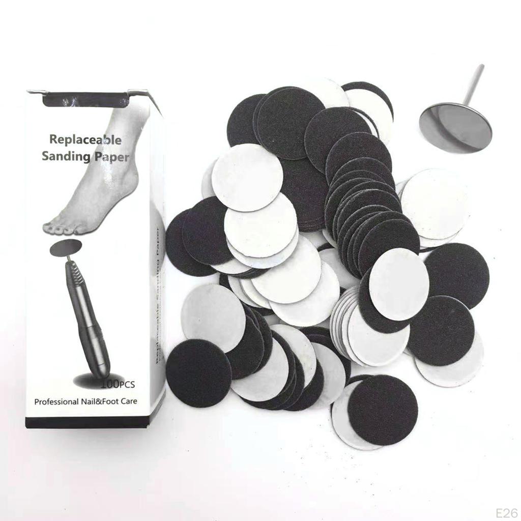 Бумажные сменные диски Самоклеящиеся диски для электрической пилки для ног Инструменты для удаления мозолей