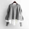 Women's Soft and Waxy Design Sweaters, Women's Lazy Style Loose Sweater Jackets