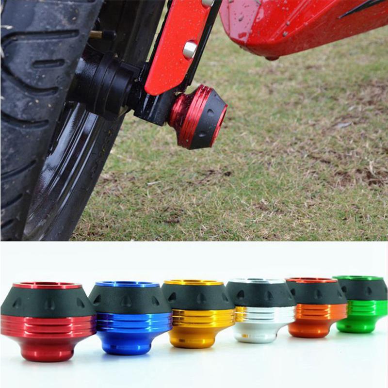 1Pair Motorcycle Crash Protector Aluminum Alloy Wheel Front Fork Frame Falling Protection Pads Sliders Moto Safty Accessories