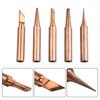 5pcs Soldering Iron Tips Accessories Copper Iron Tip