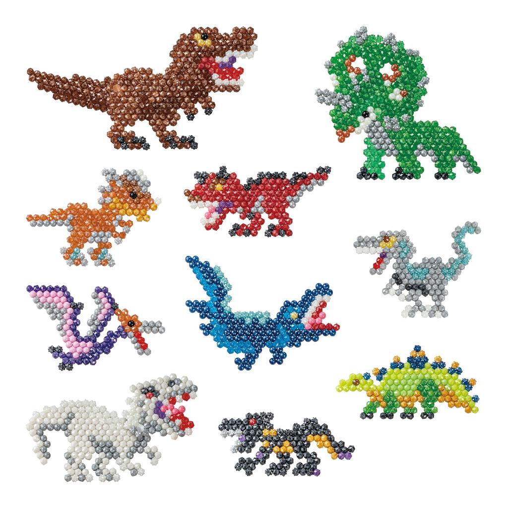 Aquabeads Набор бусин с персонажами World Adventure ST Mark Сертификация Возрастная игрушка Water Sticking Making Toy Aquabeads EPOCH EPOCH [Jurassic Trunk] AQ-S95