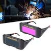 Welder Glasses Safety Protective Solar Powered Auto Darkening Welding Goggles UV-Resistant Lightweight Comfortable Fit Welder Glasses