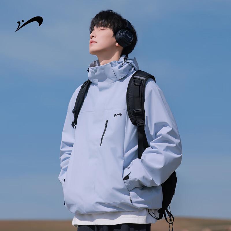 Guidonia Men's 3-in-1 Hooded Windbreaker Jacket