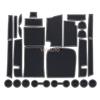For Toyota Sienna 2011~2016 2017 2018 2019 2020 2021 Door Groove Mat Car Door Gate Slot Mats Carpets Position Cup Holder Pads