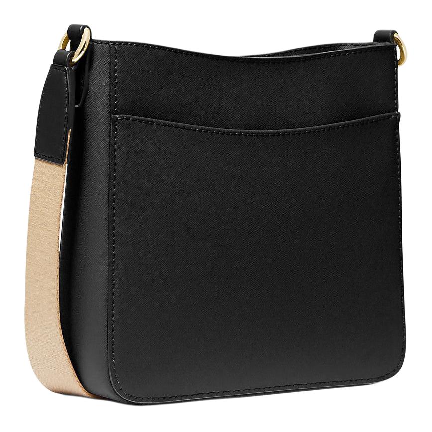 Michael Kors MK Jet Set Travel Сумка-кроссбоди маленькая из покрытого канваса с золотой фурнитурой Женские сумки Черный 35S4GTVC5L-BLACK