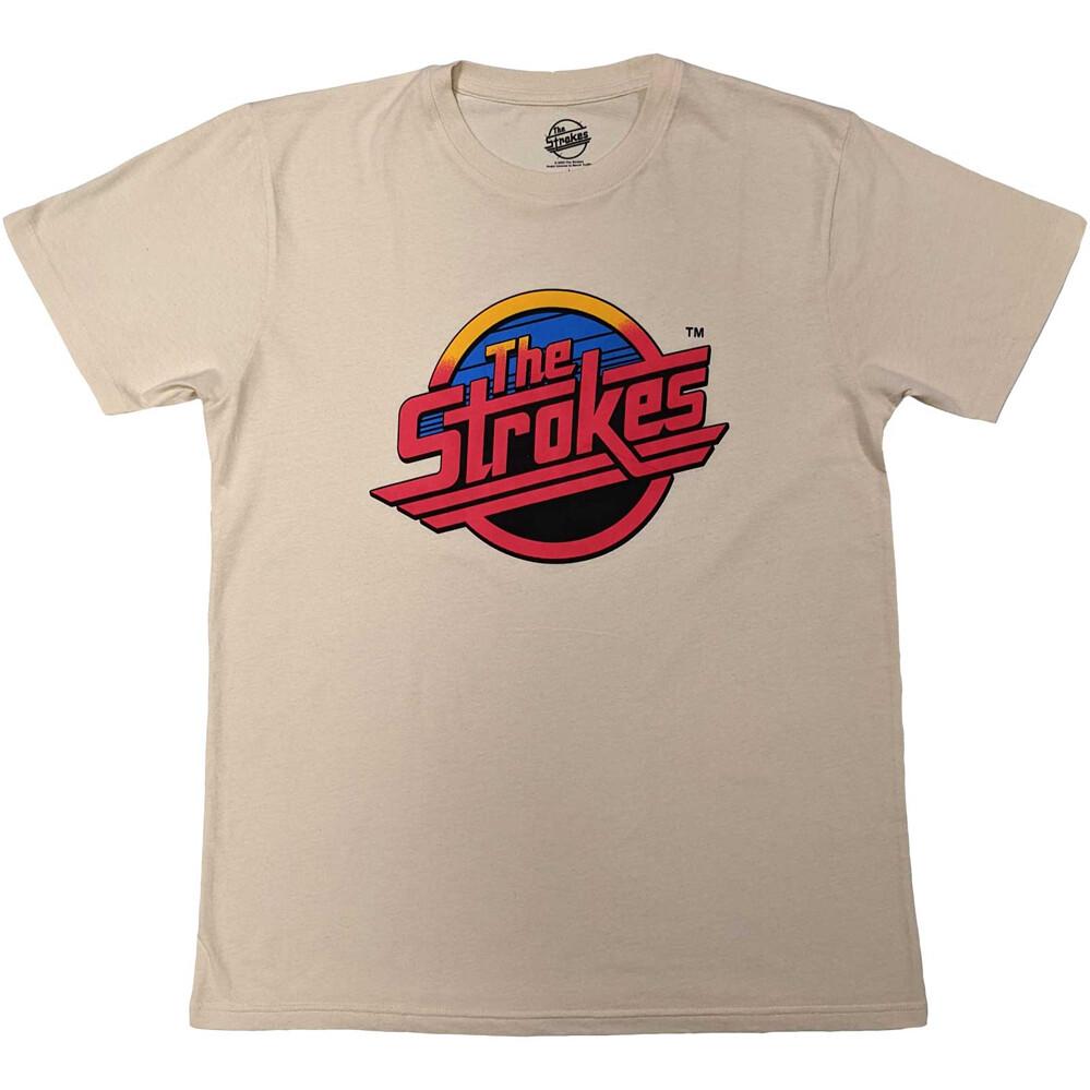 The Strokes Red Logo Natural t-shirt