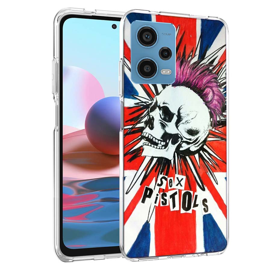 Панк-рок группа Sex Pistols Чехол для телефона Для Redmi 12 13C 12C 15C 15 9 Power 10 Prime+ 10C 10A 9T 9C 9i 9AT 9A Sport A5 K50 K30 60
