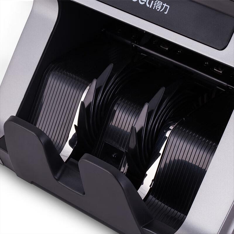 Deli 3903S Portable Banknote Counter with Dual Screen CN plug (adapter included)