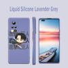 Титановый Хироси Камия Для Honor V40 30 30S 20 20E 50 SE 20S Lite Pro Plus 5G Жидкий силикон Мягкий ТПУ Чехол-бампер Чехол для телефона