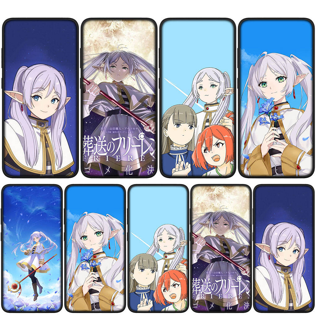 Чехол для iPhone 17 16 15 Xiaomi Poco Redmi Note 14 13 12 11 Pro 16e Samsung Galaxy S25 S24 S23 OPPO Huawei Мультяшный Frieren Beyond Journey's End Чехол