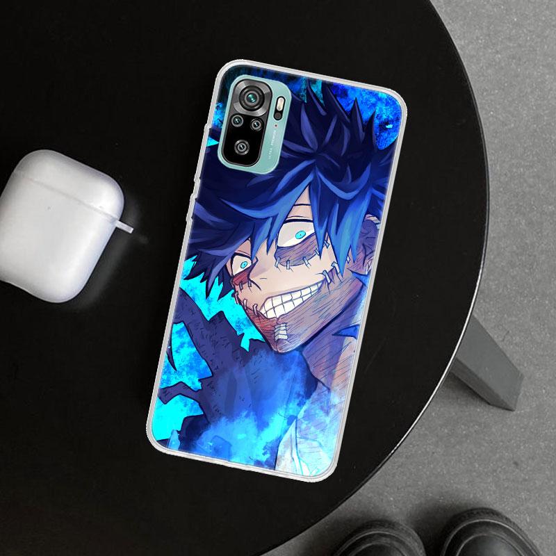 Чехол для телефона MHA Dabi Bnha для Xiaomi Redmi Note 15 14 13 12 11 Pro Plus 14S 12S 11S 11T 11E 10S 10 Индивидуальные Fundas Redmi
