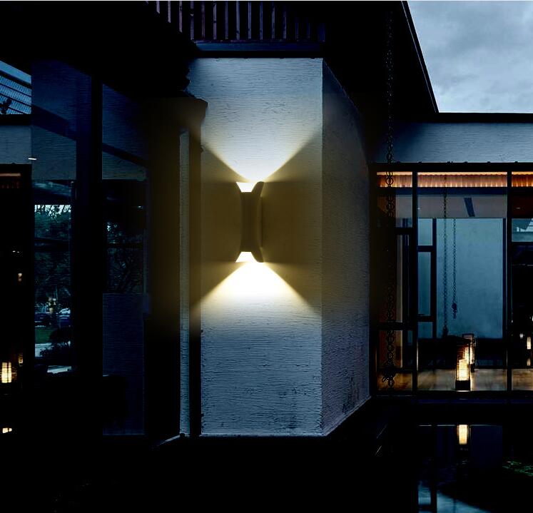 Modern AC85-265V 12W COB Light Source BD88 Outdoor Waterproof Up Down Lighting Wall Lamp