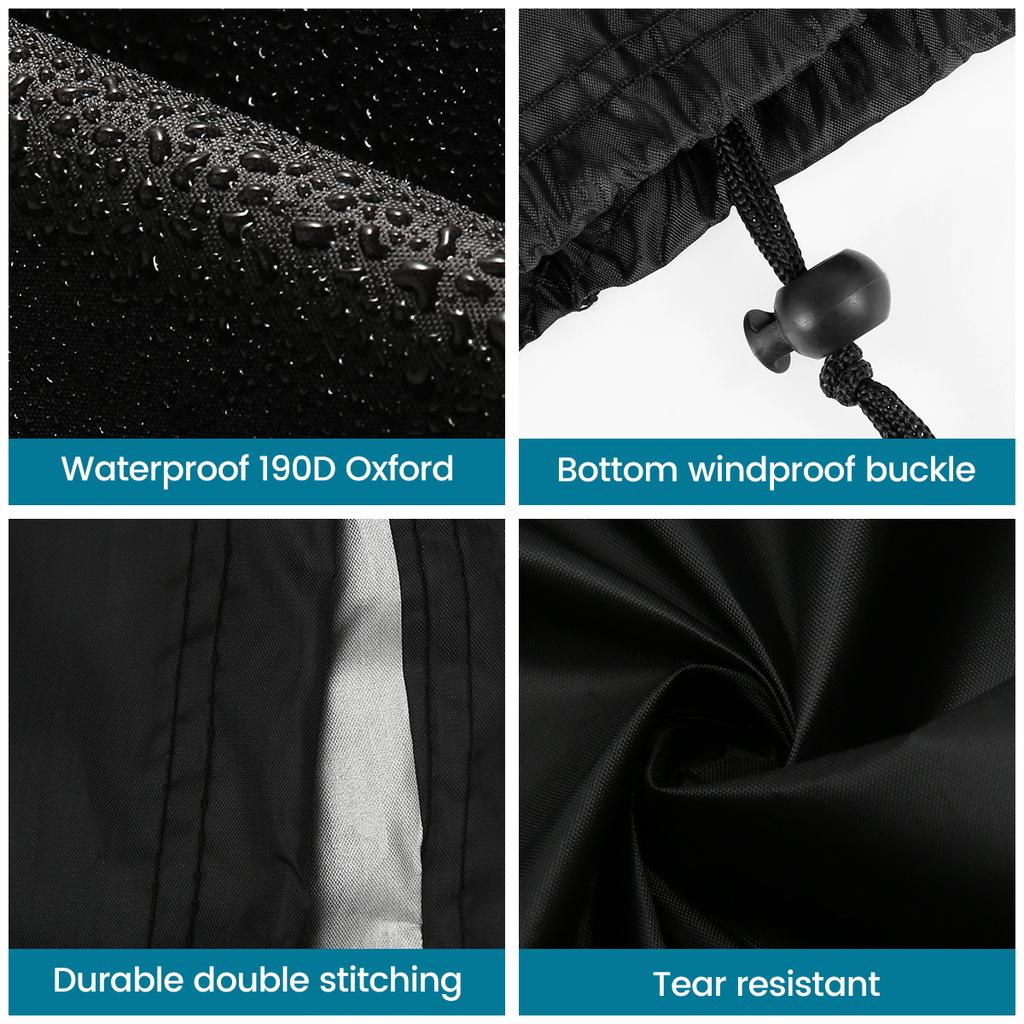 Чехол для скутера, чехол для инвалидной коляски, чехол для мотоцикла, ткань Оксфорд 190d, защита от пыли, снега, дождя и солнца