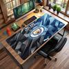 Большой игровой коврик для мыши с принтом Manchester City, нескользящий мягкий резиновый коврик для рабочего стола, декор для офисного ноутбука