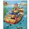 5D Diy Diamond Painting Fishing Diamond Embroidery Cross Stitch Home Decor Handmade Gift