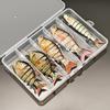 ANFS Fishing Lure Set of 5pcs, Multi-Jointed Swimbaits Fishing Lures,Lifelike Slow Sinking Artificial Bait forBass, Trout,Perch