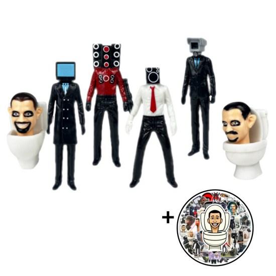 Beyond Boss Skibidy Toilet Figure 6 видов наклеек, популярные игрушки в Корее