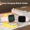 Typewriter Watch Charging Stand for Watch SE/Ultra/1-10 Silicone Watch Charger Wireless Desk Charging Dock Station Holder