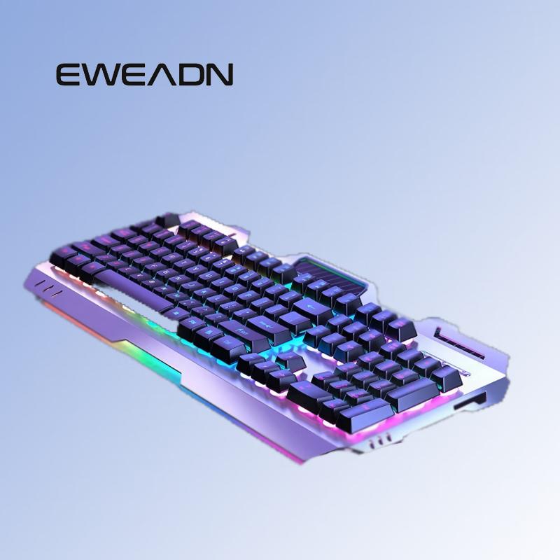 Проводная игровая клавиатура с механическим ощущением, 87 клавиш, Ahead GX80S