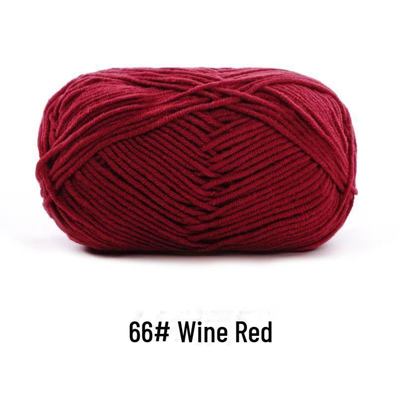 4-х ниточная пряжа из гребенного хлопка для кукол ручной работы, 40 г молочного хлопка, набор материалов для кукол своими руками