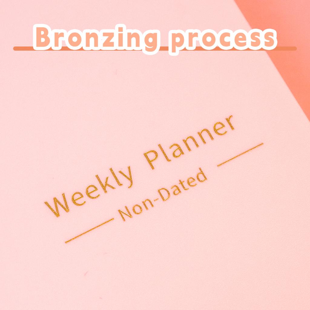 Спиральный блокнот на 52 недели, ежедневная еженедельная повестка дня, расписание занятий, канцелярские принадлежности, офисные школьные принадлежности