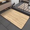 Wood Grain Carpet Diatomaceous Earth Non-Slip Mat Bathroom Absorbent Mat Quick-Dry Foot Mat Door Mat