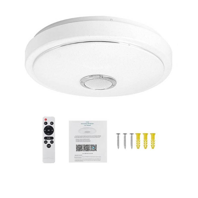 36w Led Music Ceiling Light Remote Control Bluetooth Speaker Rgb Rainbow Lamp
