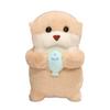 10cm Otter Plush Toys Soft Sea Otter Stuffed Animals Plushies Cute Hanging Pendant Props for School Bag Key Wallet Gifts