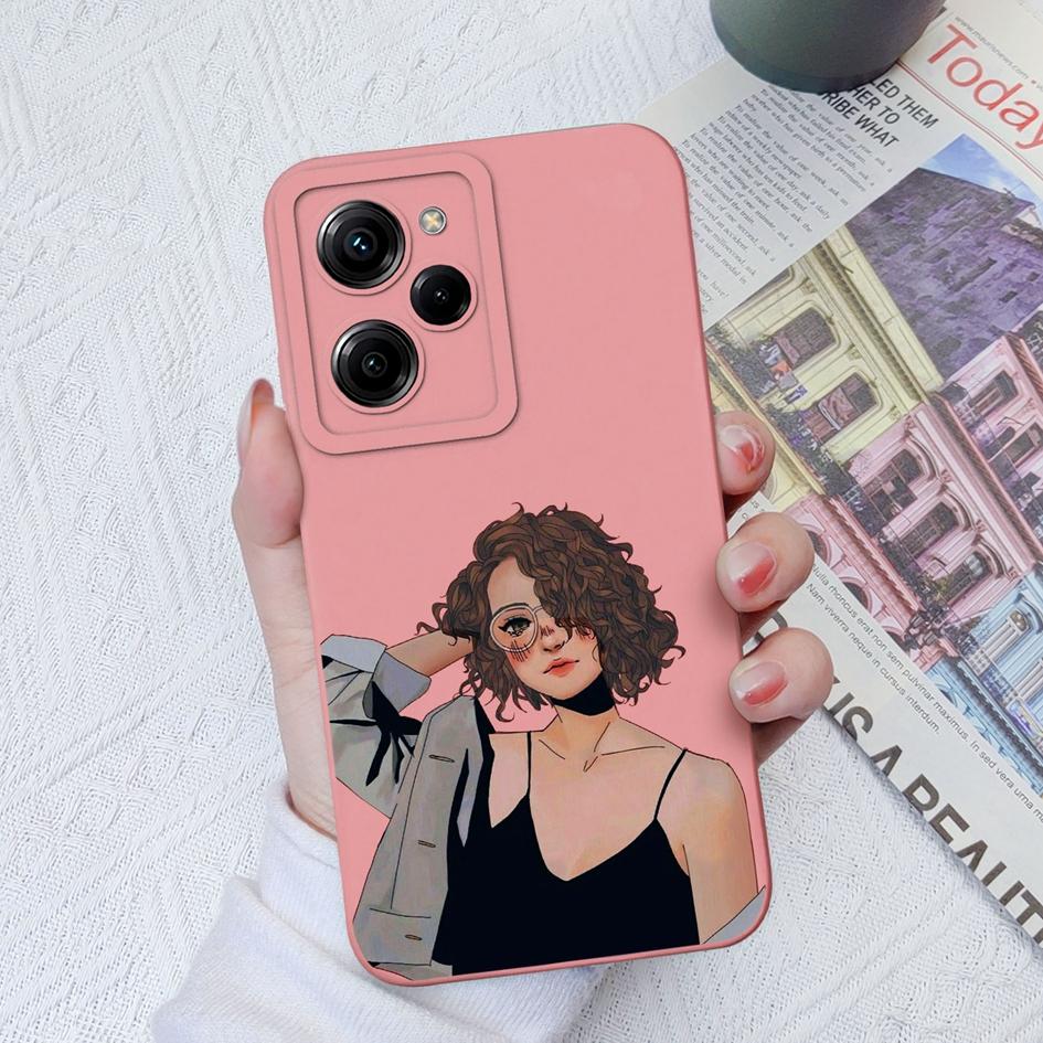 Чехол для телефона Xiaomi Poco C40 C55 M3 M4 Pro X3 X4 X5 Pro, мягкий жидкий силикон, матовый чехол с защитой от падения, защита камеры для мальчиков и девочек, бампер для Xiaomi Poco