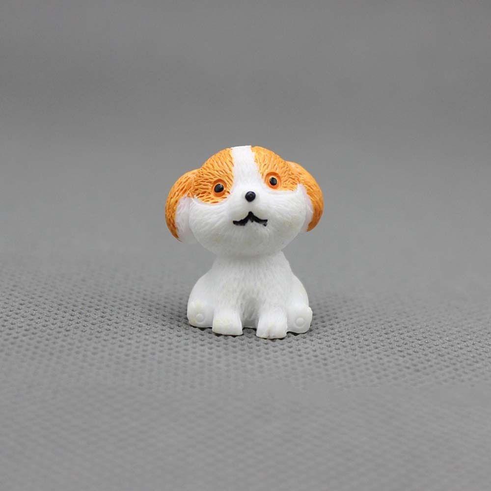 Realistic Mini Resin Dogs Cute Animals Dog Ornaments Puppy Miniature Figurines Micro Landscape