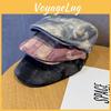 Vintage Tie Dye Newsboy Cap For Women With Breathable Cotton Material Perfect For Spring And Summer Wear