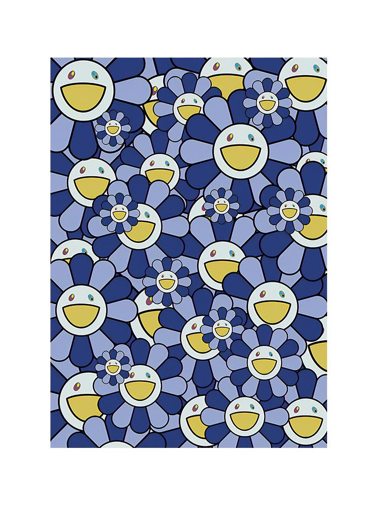 Abstract Colorful Smile Sunflowers Cartoon Posters Prints Canvas Painting Kawaii Pop Art For Kid Bedroom Home Decor Cuadros