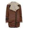 Женское модное пальто с хлопковой подкладкой Пальто из овечьей шерсти с хлопковой подкладкой и флисовым капюшоном