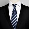 Lazy Zipper Tie Men's Formal Business Professional Easy Pull 8c Suit Blue Groom Wedding
