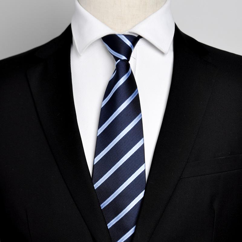 Lazy Zipper Tie Men's Formal Business Professional Easy Pull 8c Suit Blue Groom Wedding
