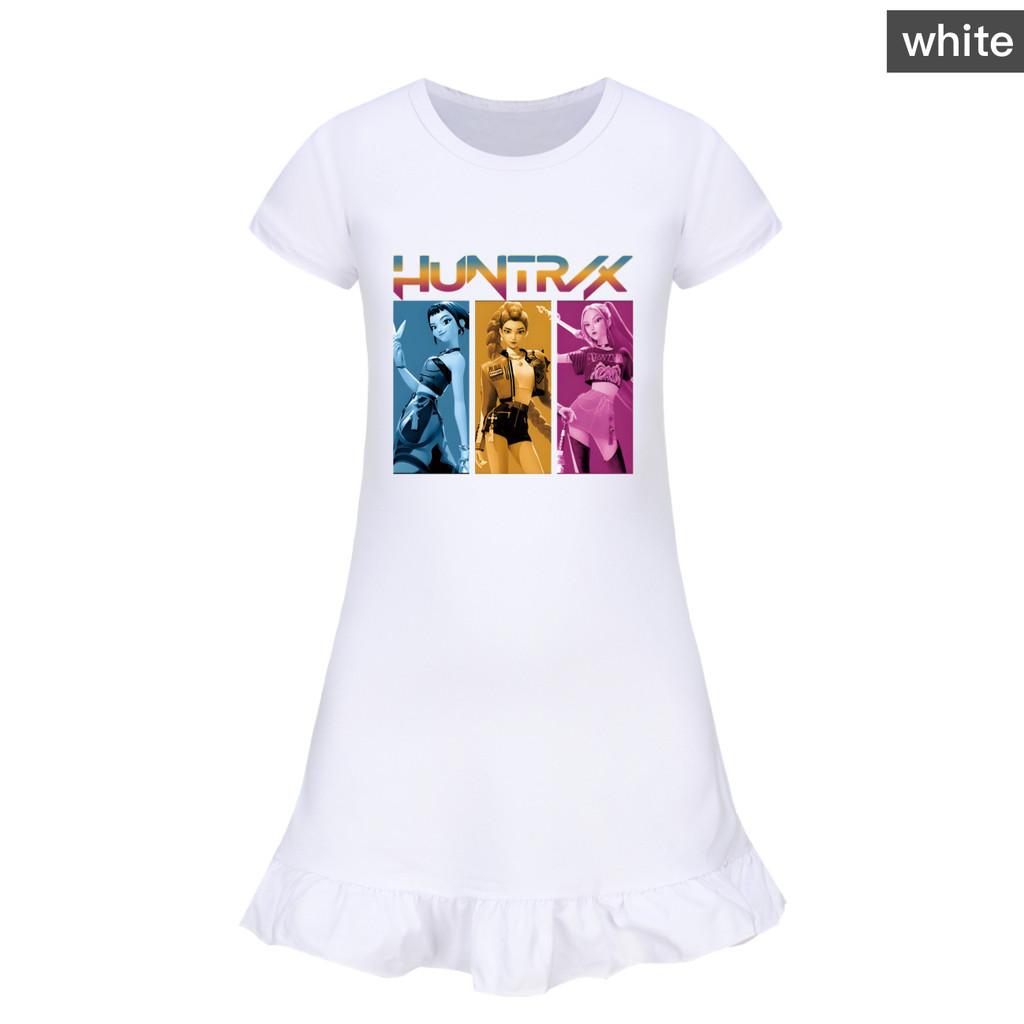 Охотники K-pop Платье для сна Девушка-демон с юбкой с оборками Для детей Для отдыха и сна