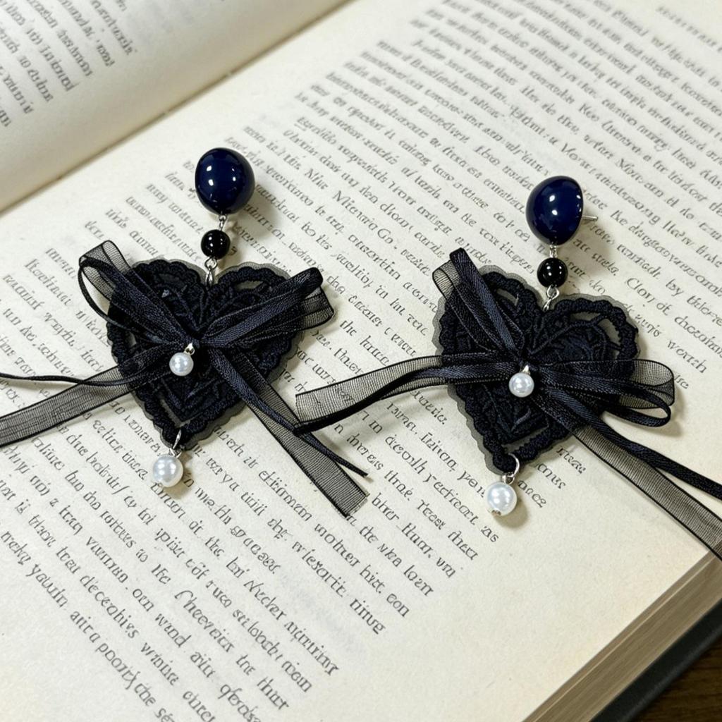 Винтажные Серьги-Гвоздики Черная Серия Игла из Серебра 925 Минималистичные Высококлассные Аксессуары с Индивидуальностью для Женщин