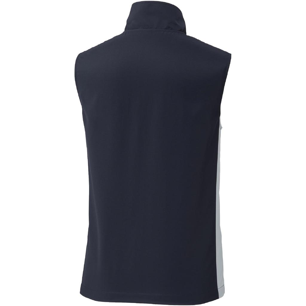Mizuno Training Cross Vest, Moisture-Wicking, Quick-Drying, 100% Polyester, Deep Navy, L