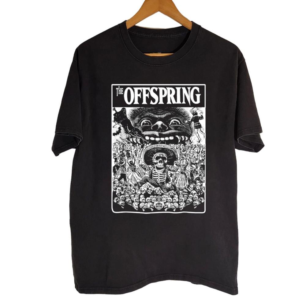 РЕДКИЙ!! Футболка The Offspring Band Черная Хлопковая Все Размеры S-5XL HD83 Унисекс Футболка