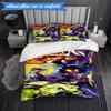 3PCS Cityscape Hazbin Nightmares Bedding Set,Including 1pc Duvet Cover And 2pcs Pillowcases Perfect for Bedroom, Dormitory, Fan Christmas gift