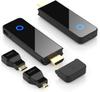 Беспроводной HDMI-передатчик и BEQOOL 1080P HD Беспроводной дисплей Плавная потоковая передача на расстоянии 98 футов для PS5 для домашнего гейминга Приемник, Адаптер, 2,4/5 ГГц