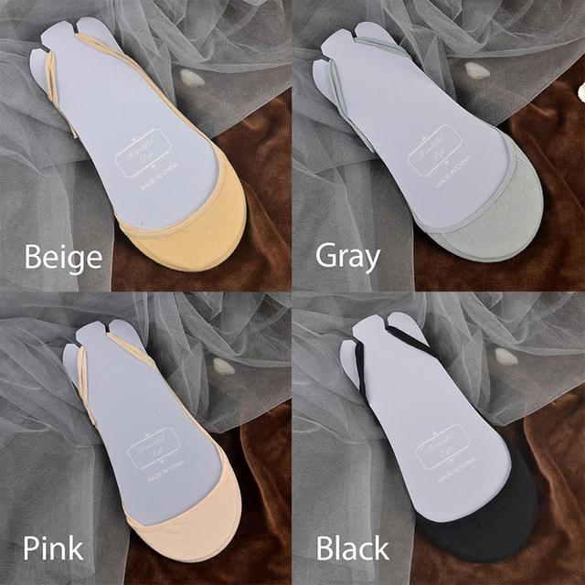 FINETOO 4 пары/компл. женские нескользящие невидимые носки, летние однотонные хлопковые носки-лодочки с низким вырезом, женские дышащие носки-тапочки