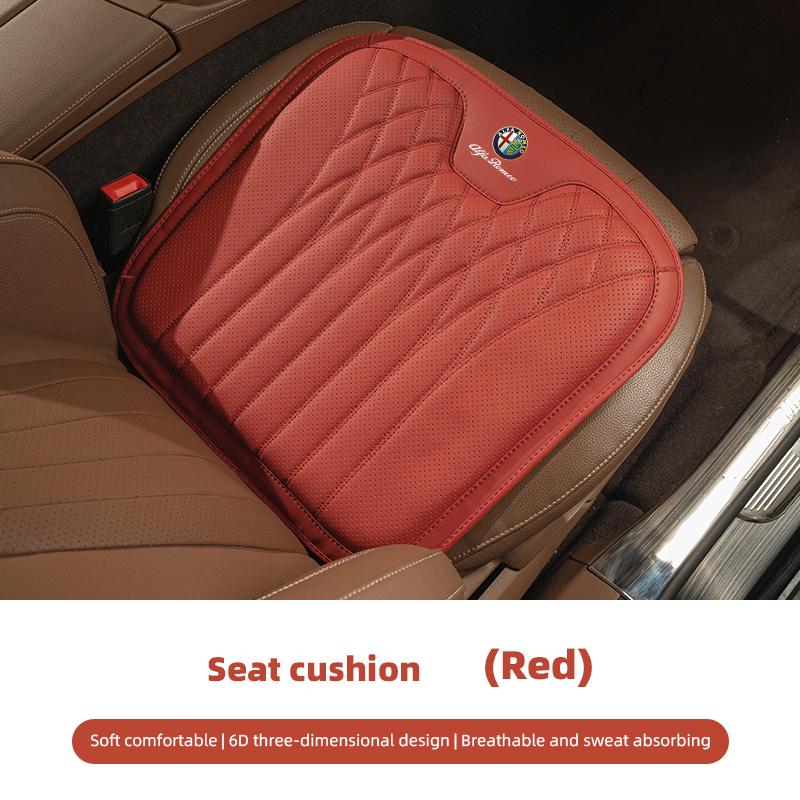 Car Dedicated Seat Cover Memory Sponge Lumbar Support For Alfa Romeo Giulia Stelvio Giulietta 156 159 147 Tonale Brera DiscoTM6