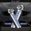Дневной ходовой огонь от энергии ветра, Автомобильная декоративная лампа с предупреждающим эффектом для безопасной езды, Креативная, с бесследным клеем