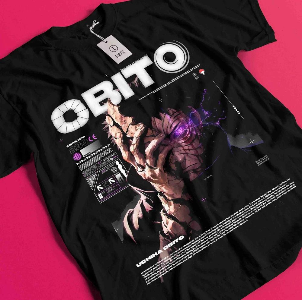 Obito Uchiha Tshirt Itachi Tshirt Minato Shirt Madara Kakashi Rin Naruto Tee