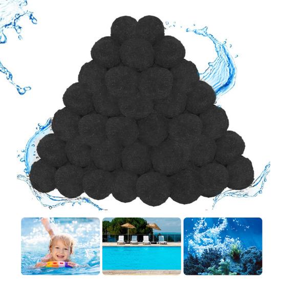 Swimming Pool Filter Balls Long-lasting Fiber Ball for Pool Filters Reusable Eco-Friendly Straining Balls for Pools Fish Tanks Aquariums