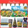 Animal Crossing Birthday Party Supplies Kids Decor Plate Tablecloth Banner Hat